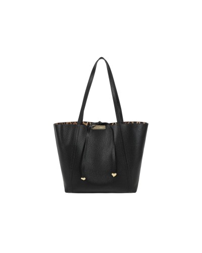 Borsa Shopper Donna Double Braccialini - Nero