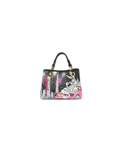 Borsa a Mano con Tracolla Donna Cartoline Dubai Looney Tunes Braccialini