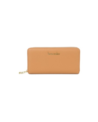 Portafoglio Zip Around Donna Basic Braccialini - Biscotto