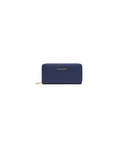 Portafoglio Zip Around Donna Basic Braccialini - Blu