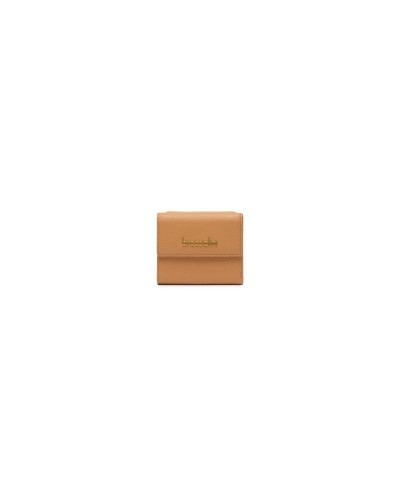 Portafoglio Donna Mini con Patta e Portamonete Basic Braccialini - 367 Biscotto