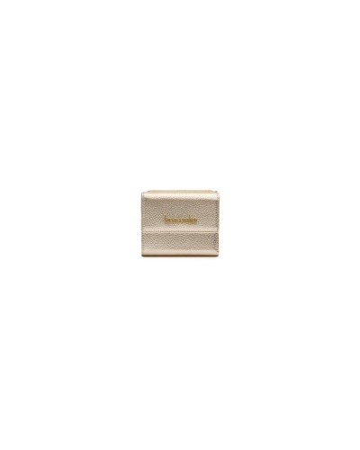 Portafoglio Donna Mini con Patta e Portamonete Basic Braccialini - 760 Oro