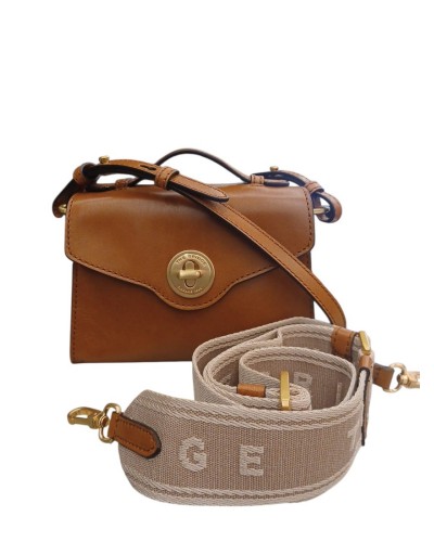 Borsa a Tracolla Donna Irene The Bridge - Cognac 15