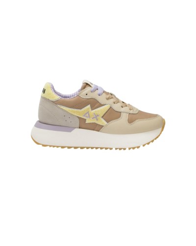 Scarpa Donna Sneakers Big Stargirl Spongee Logo Sun 68 - 16 Beige