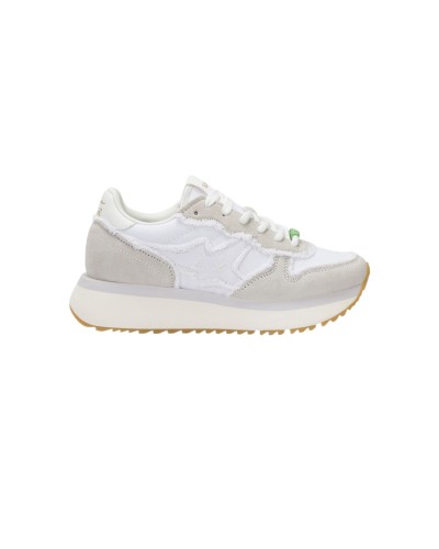 Scarpa Donna Sneakers Big Stargirl Canvas Sun 68 - 01 Bianco
