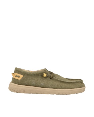 Scarpa Uomo Mocassino Samoa Wallabe Cvs Jeep - 020 Military