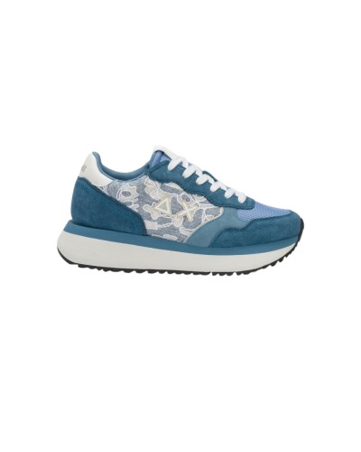 Scarpa Donna Sneakers Big Ally Flower Mash Sun 68 - 56 Avio