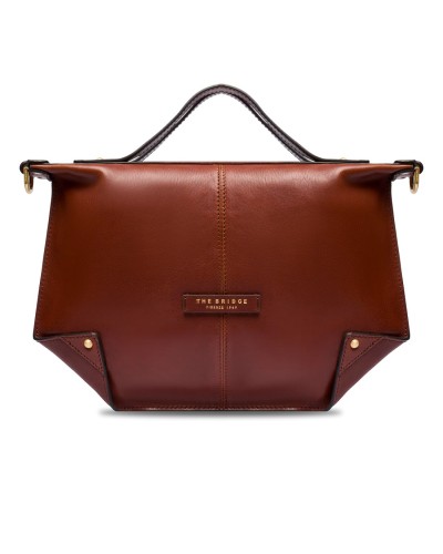 Borsa a Mano con Tracolla Donna Icons The Bridge - 14 Marrone