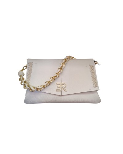 Borsa Clutch con Tracolla Eba SS26 Ermanno Scervino - White