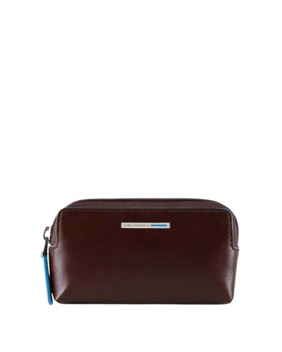 Astuccio Portachiavi a Due Anelli Blue Square Piquadro - Mogano