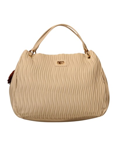 Borsa a Mano con Tracolla Donna Paris Y Not Milano - Cream