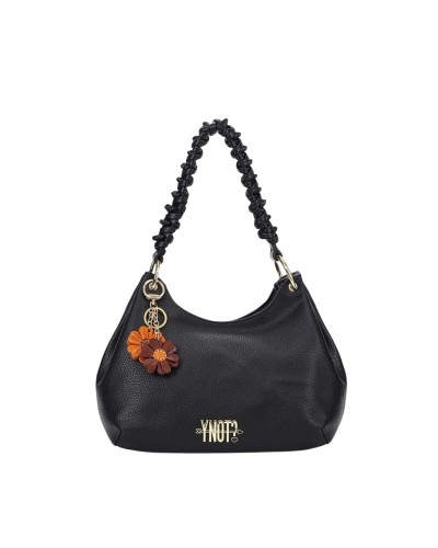 Borsa Sacca con Tracolla Donna Zante Y Not Milano - Black