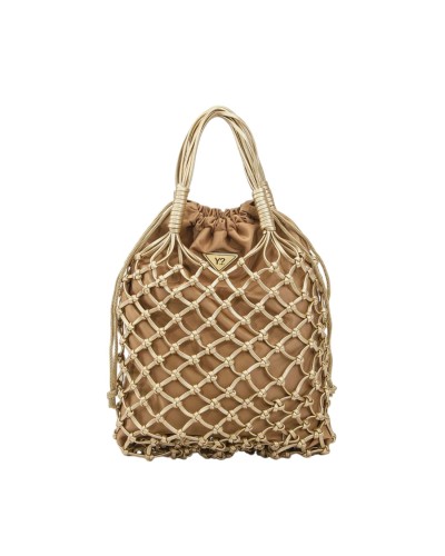 Borsa a Mano con Tracolla Donna Fanny Y Not Milano - Gold