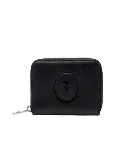Portafoglio Donna Zip Around Mini Society Trussardi - 33 Black