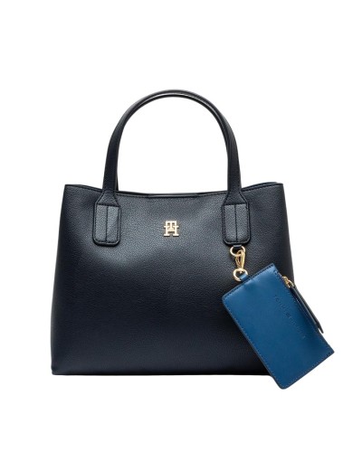 Borsa a Mano con Tracolla Donna TH Icon Mini Tommy Hilfiger - DW6 Blue