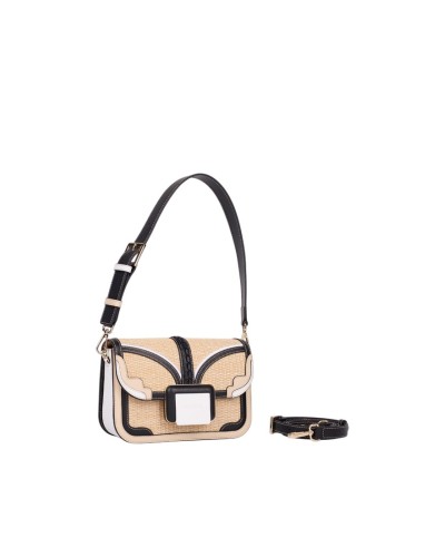 Borsa a Tracolla Donna It Vibes Cromia - Nero-Bianco
