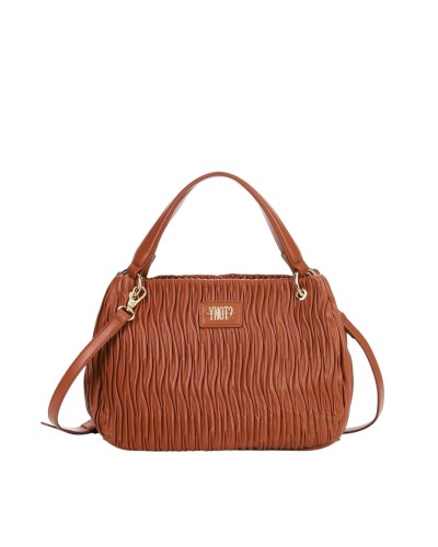 Borsa a Mano con Tracolla Donna Paris Y Not Milano - Tobacco