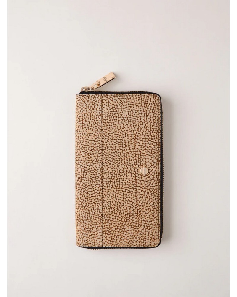 Portafoglio Donna Zip Around Pelle Borbonese