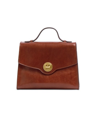 Borsa a Mano con Doppia Tracolla Irene The Bridge - 14 Marrone
