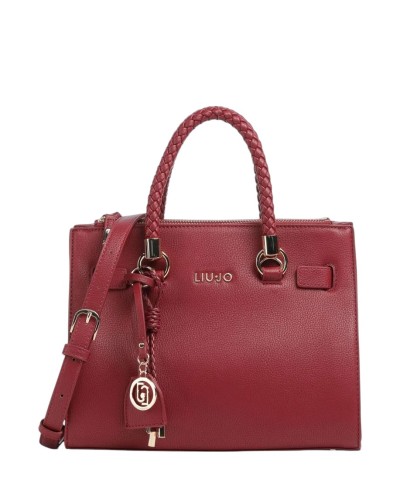 Borsa a Mano con Tracolla Donna Manhattan S Liu Jo - 91543 Brick Red
