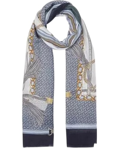 Stola Donna Metalware Logo Liu-Jo - Midnight 90013