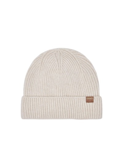 Cappello Beanie con Logo Donna Liu Jo - 00192 Burro