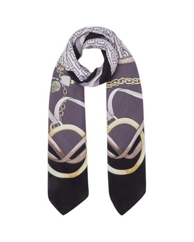 Foulard Metalware Logo Liu Jo - 22222 Nero