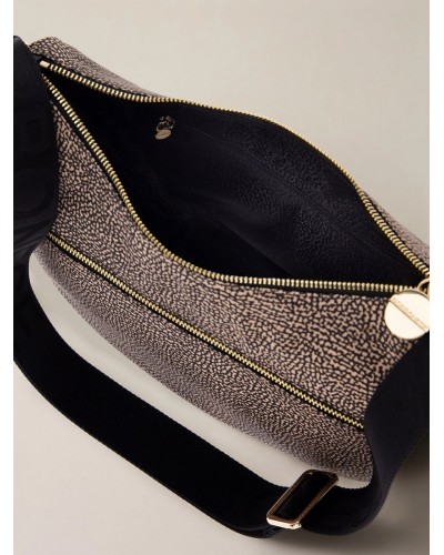 Borsa Sacca Donna Luna Bag Nylon OP Middle Borbonese