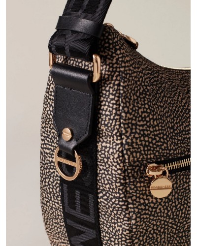 Borsa Sacca Donna Luna Bag Nylon OP Middle Borbonese