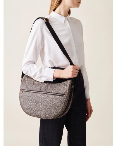 Borsa Sacca Donna Luna Bag Nylon OP Middle Borbonese