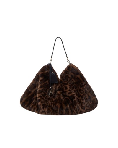 Borsa Sacca Donna Foulard Bag L Liu Jo - 00047 Macul. Natural