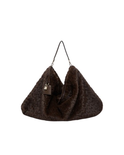Borsa Sacca Donna Foulard Bag L Liu Jo - 91419 Deep Brown