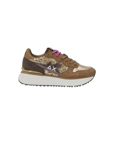 Scarpa Sneakers Donna Big Stargirl Glitter Sun 68 - 43 Oro