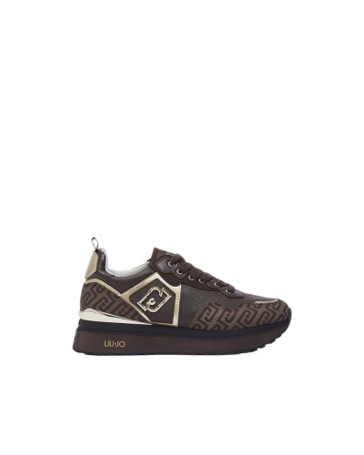 Scarpa Donna Sneakers Maxi Wonder 01 Liu Jo - S3365 Moka