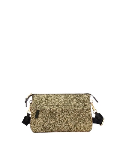 Borsa a Tracolla Donna B-Club Borbonese - OP Nat-Black X11