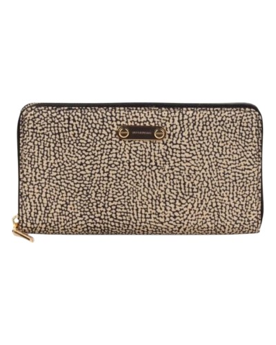 Portafoglio Zip Around Large Donna B-Club Borbonese - OP Natural 306