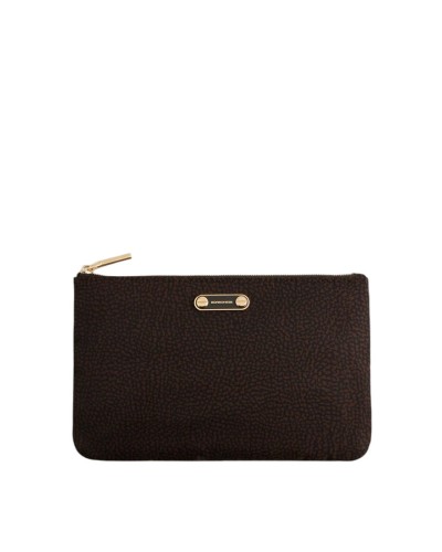 Busta Piatta con Tasche Donna B-Club Borbonese - Cioccolato 219