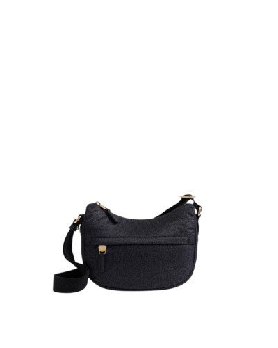 Borsa a Tracolla Donna Luna XS B-Club Borbonese - Dark Black Y66