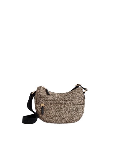 Borsa a Tracolla Donna Luna XS B-Club Borbonese - OP Nat-Black X11