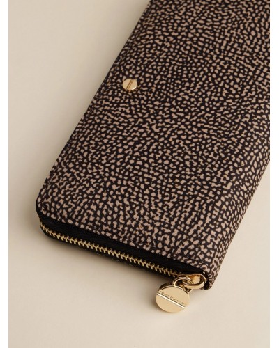 Portafoglio Donna Zip Around Nylon OP Borbonese