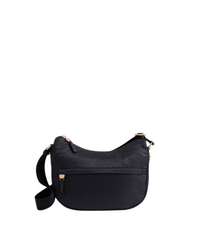 Borsa a Tracolla Donna Luna Small B-Club Borbonese - Dark Black Y66