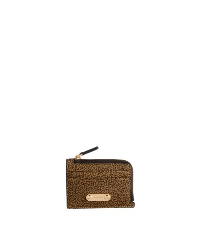 Portacarte di Credito con Zip Donna B-Urban Borbonese