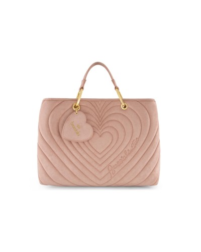 Borsa a Mano con Tracolla Donna Beth  Matelasse  Braccialini - Cipria 439