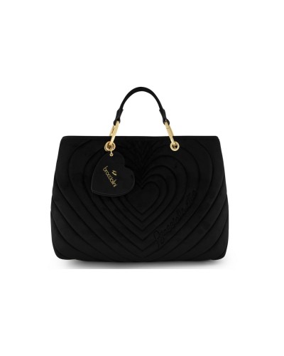 Borsa a Mano con Tracolla Donna Beth  Matelasse  Braccialini - Nero 100