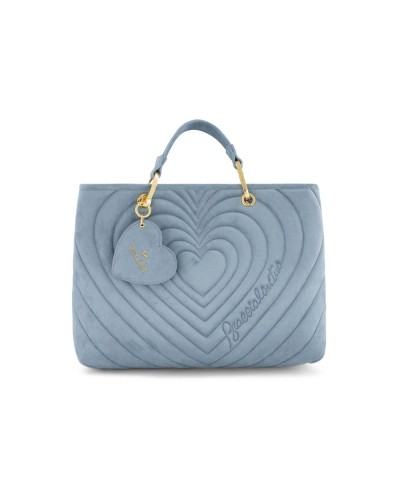 Borsa a Mano con Tracolla Donna Beth  Matelasse  Braccialini - Polvere 150
