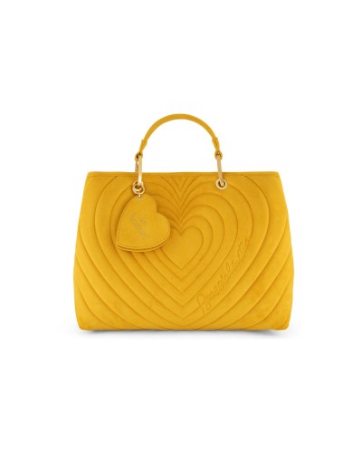 Borsa a Mano con Tracolla Donna Beth  Matelasse  Braccialini - Miele 382