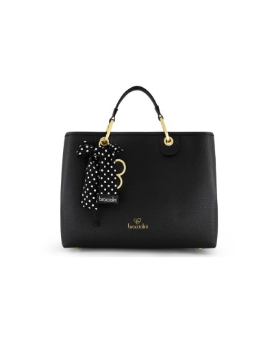 Borsa a Mano con Tracolla Donna Beth  Braccialini - Nero 100