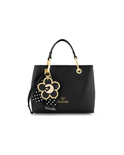 Borsa a Mano con Tracolla Donna Beth Braccialini - Nero 100