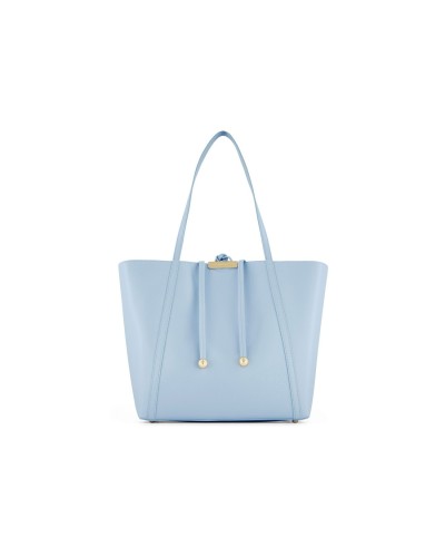 Borsa Shopper Reversibile con Pochette Donna Double Braccialini - Polvere 150