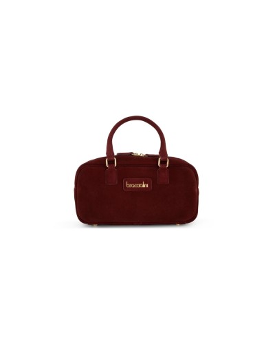 Borsa a Mano con Tracolla Donna Sara Braccialini - Vinaccia 406